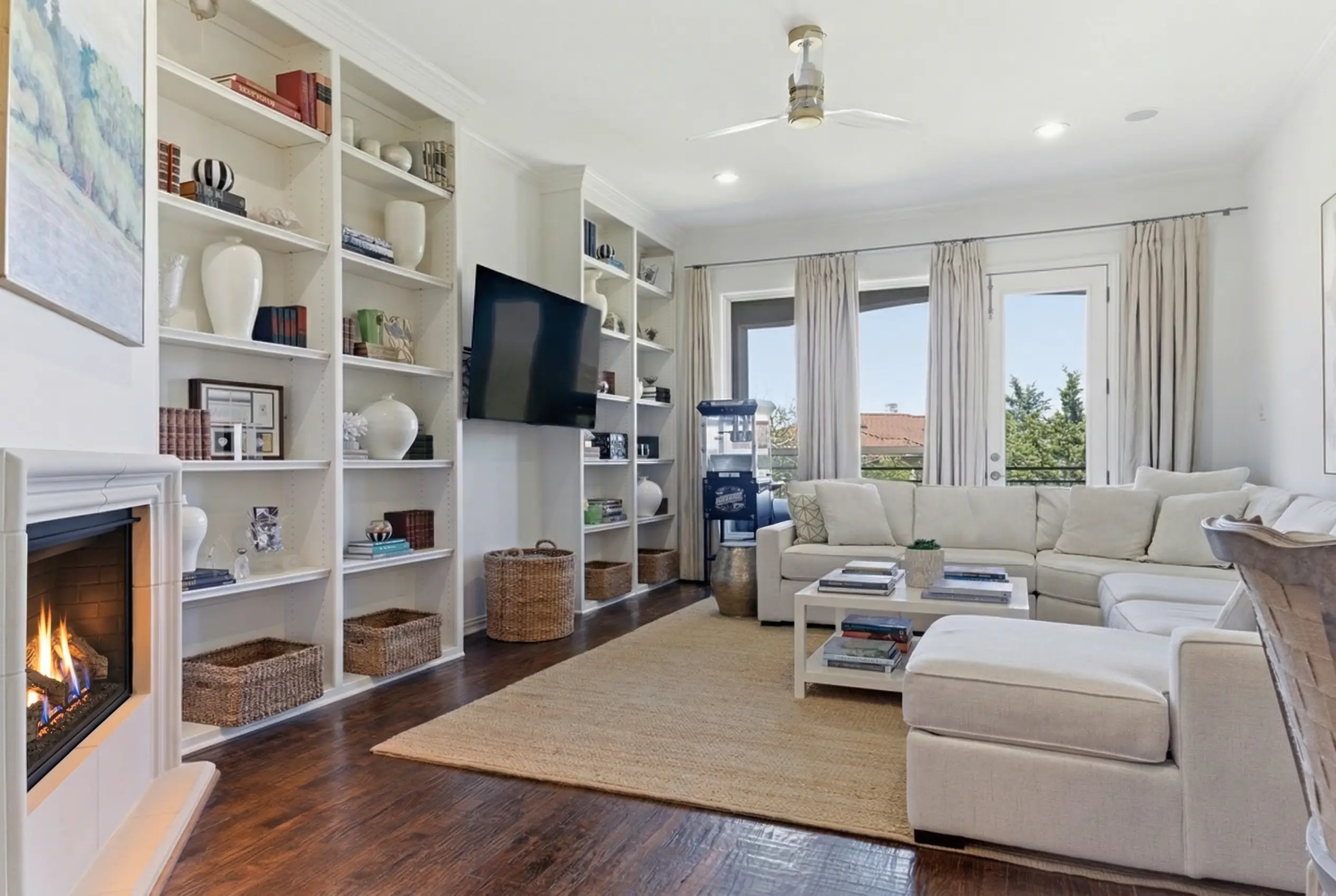 Upstairs living room alternate view
